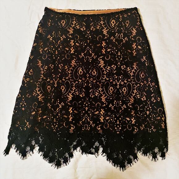 NWOT FOR LOVE AND LEMONS Vika Black Lace Miniskirt Sz. S - Picture 3 of 6